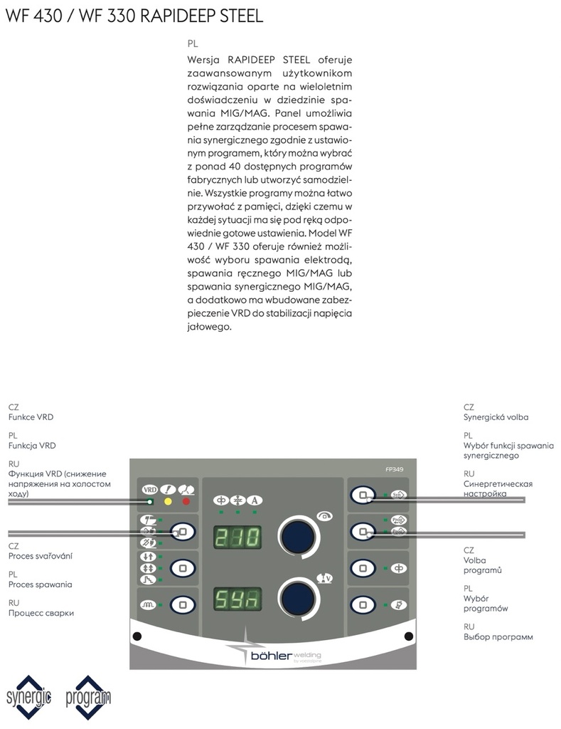Spawarka Bohler Terra 400 MSE 3x400V -MIG/MAG/MMA